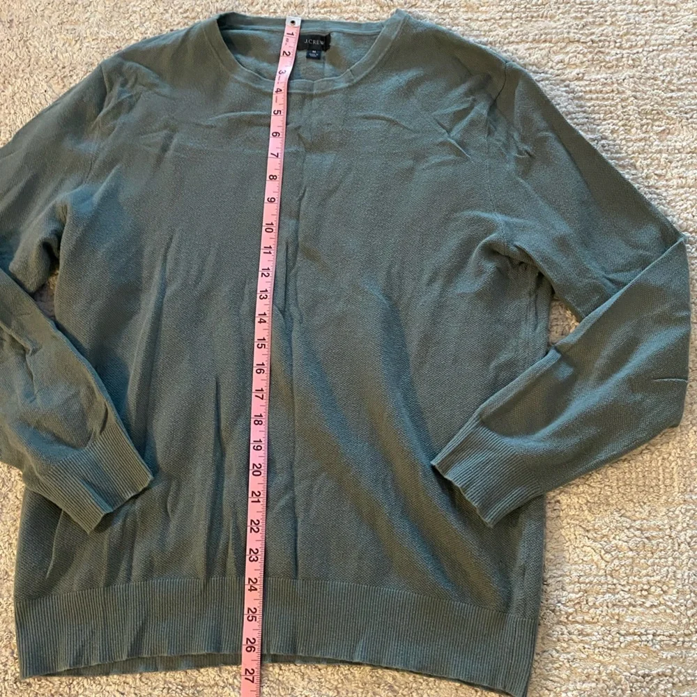 J. Crew Men's Green Crewneck Sweater Size M